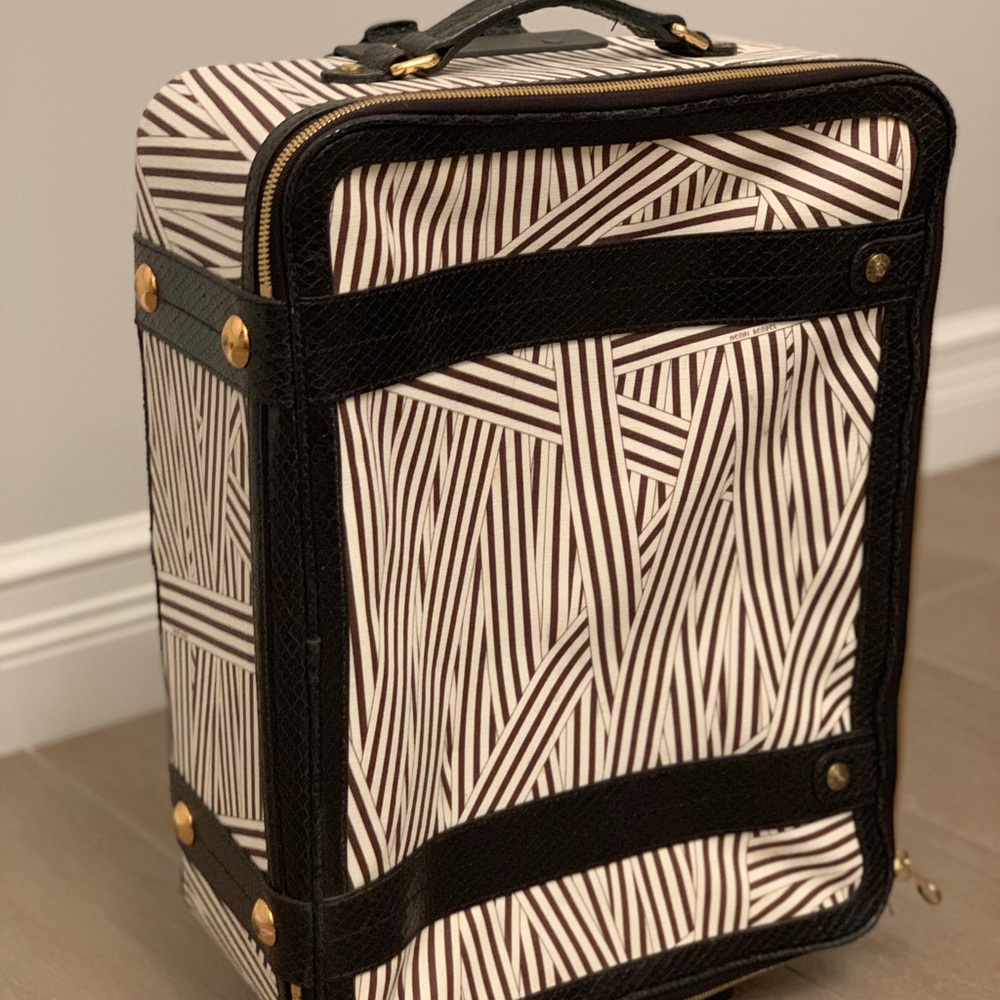 Henri Bendel Disturbed Stripe Suitcase